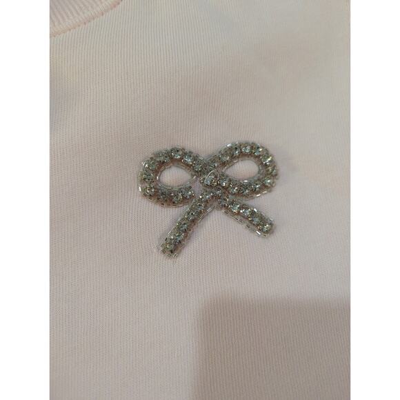 LoveShackFancy Girl's Lumi Bow Pullover Sweatshirt NWT - Picture 5 of 7